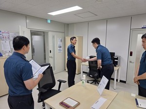 충남청 생활안전부장, 현장 근무자 격려 및 주민 보호 활동 점검